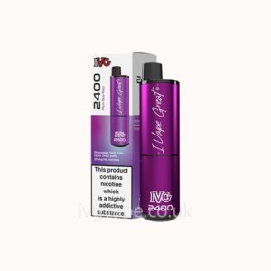 20mg IVG 2400 Disposable Vape Kit - Plum Blue Razz