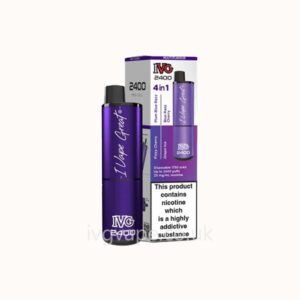 20mg IVG 2400 Disposable Vapes 4 in 1 - Purple Edition