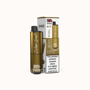 20mg IVG 2400 Disposable Vapes 4 in 1 - Tobacco Edition