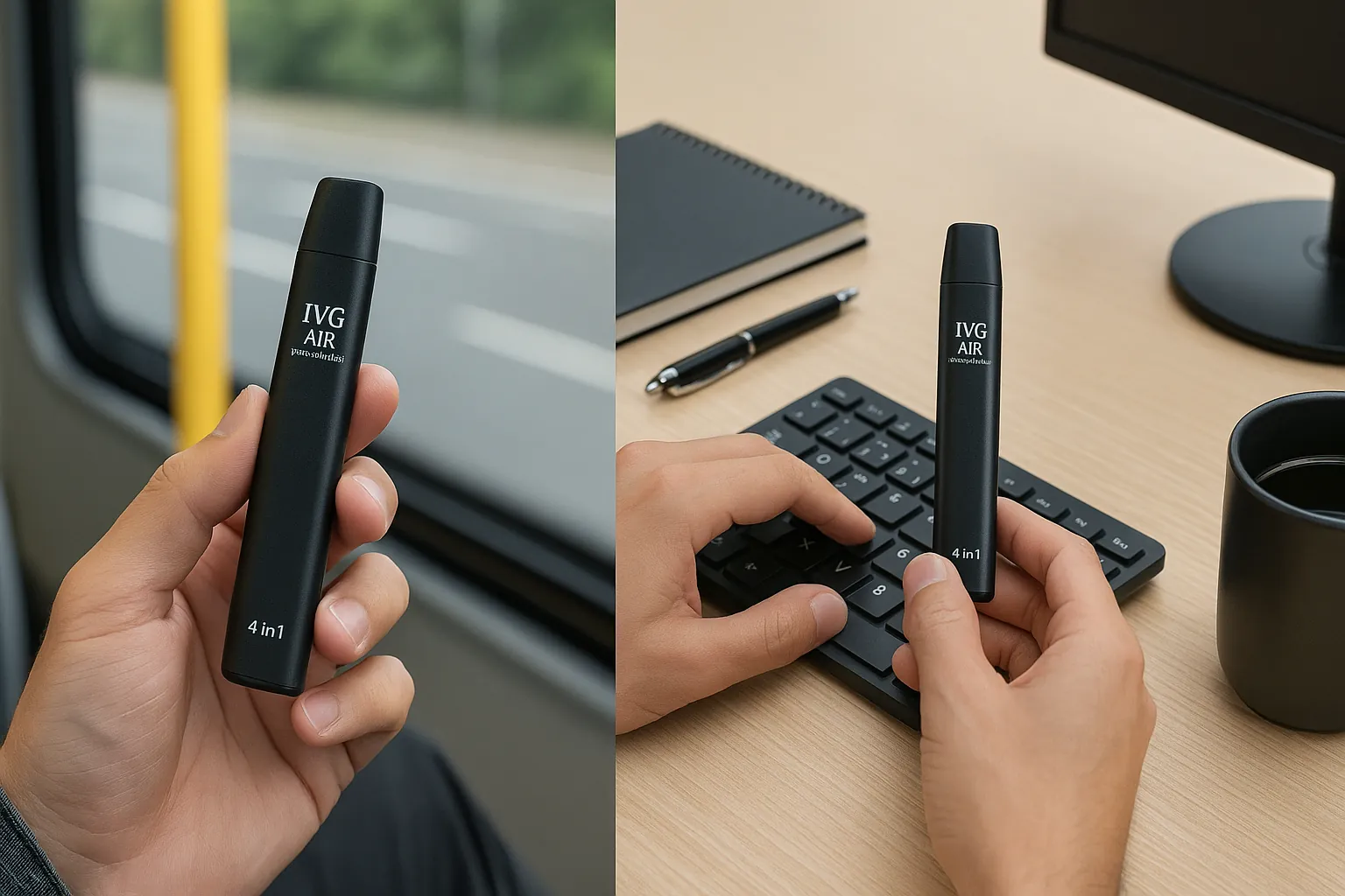Real-life usage: IVG Air 4 in 1 in UK commute and office settings